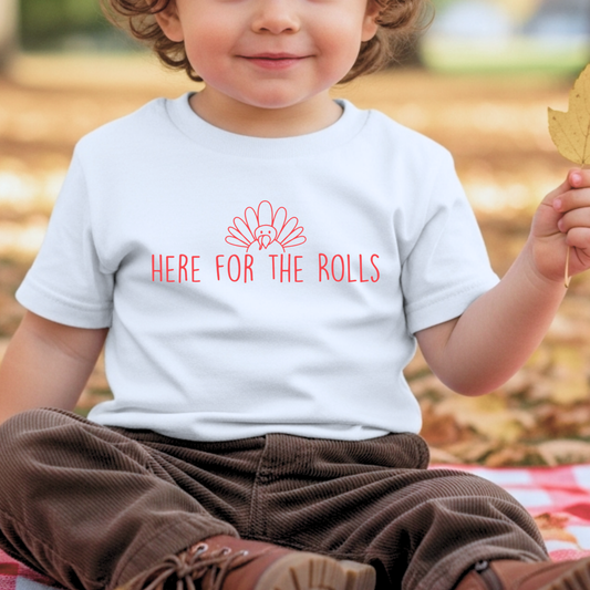 Here for the Rolls Toddler Tee