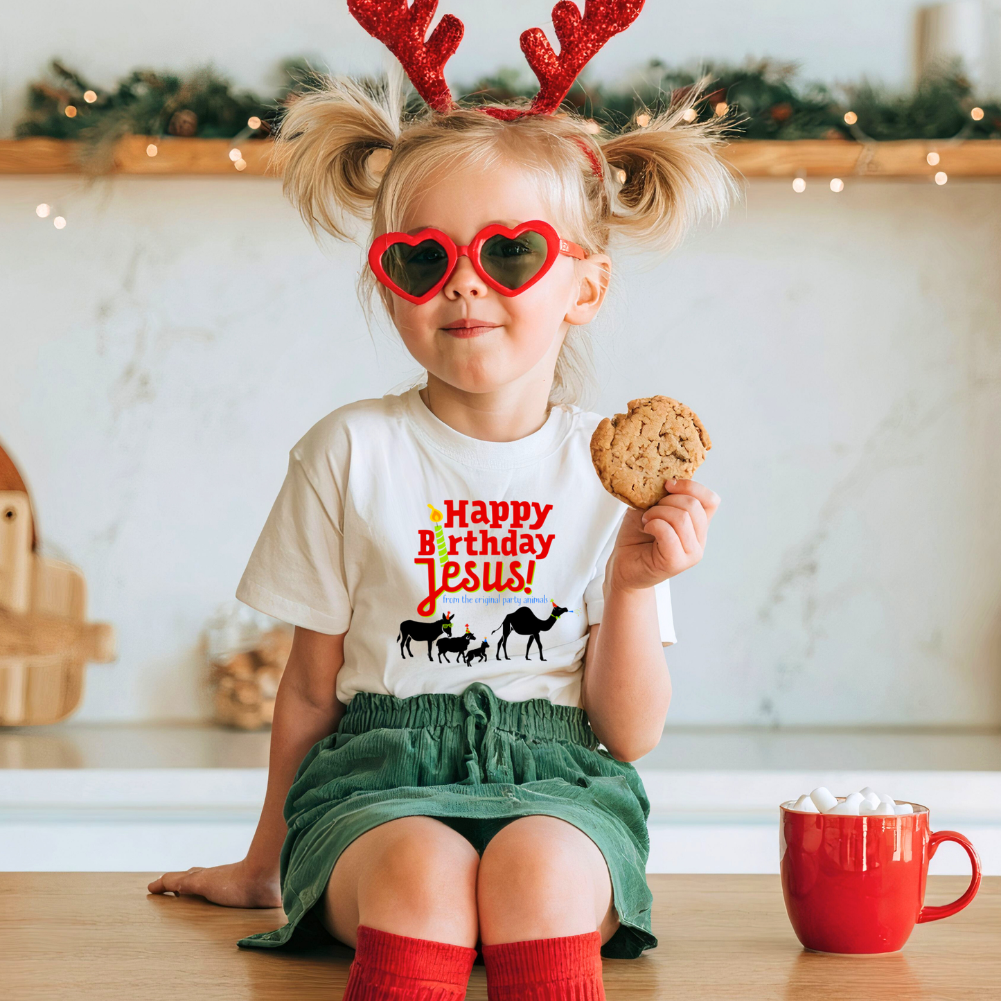 Happy Birthday Jesus Toddler Tee