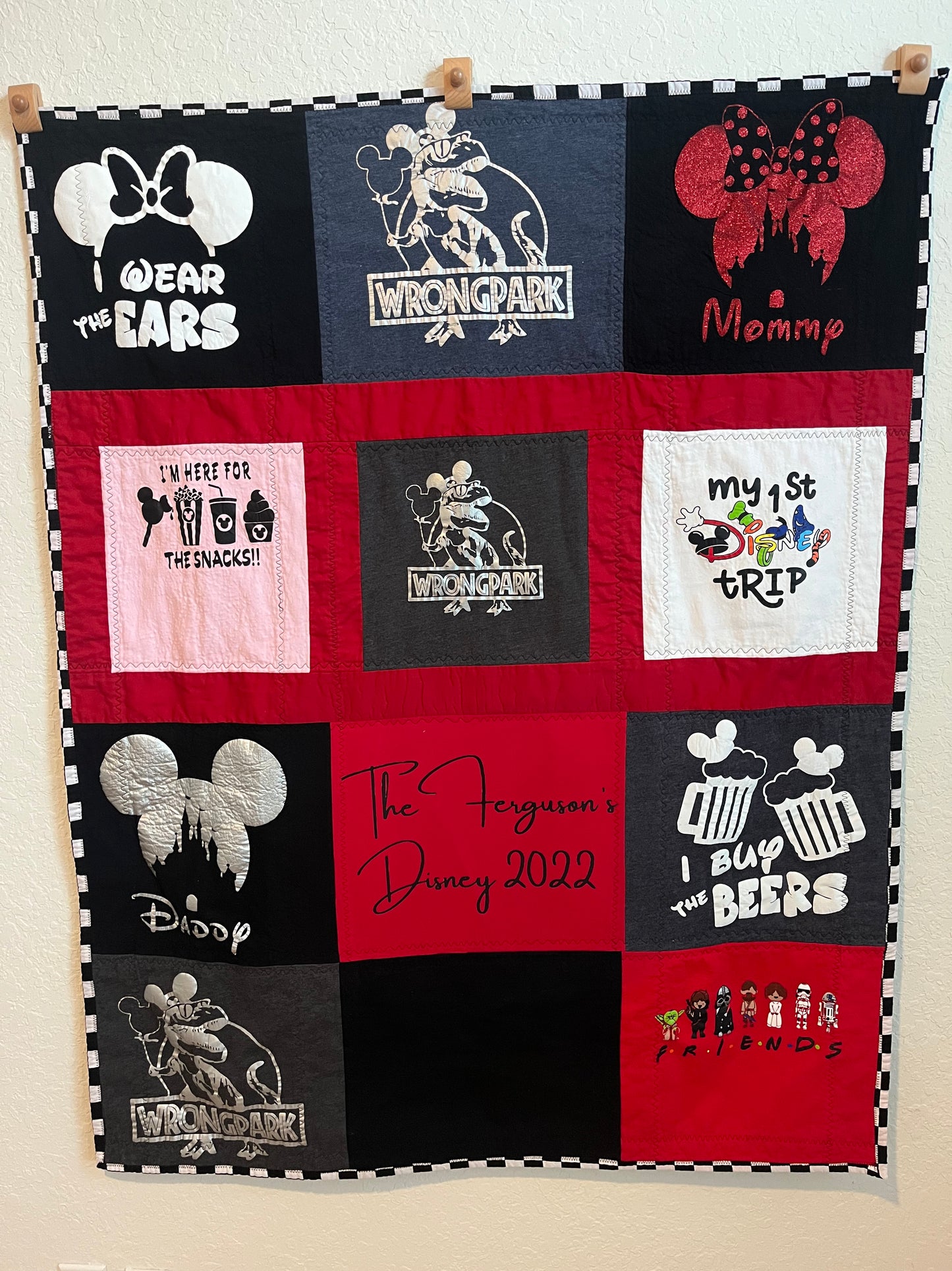 Bordered Memory Quilt Deposit - ALL SIZES