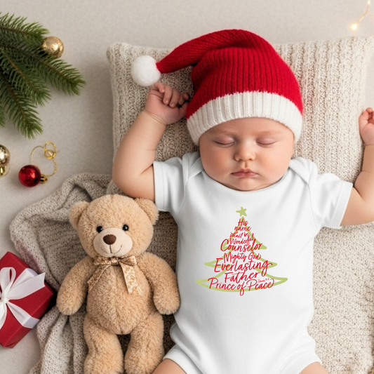 "His Name Shall Be..." Baby Onesie