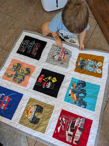 Bordered Memory Quilt Deposit - ALL SIZES