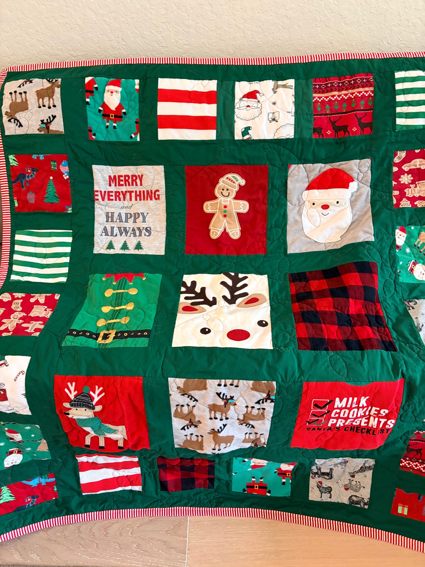 Bordered Memory Quilt Deposit - ALL SIZES