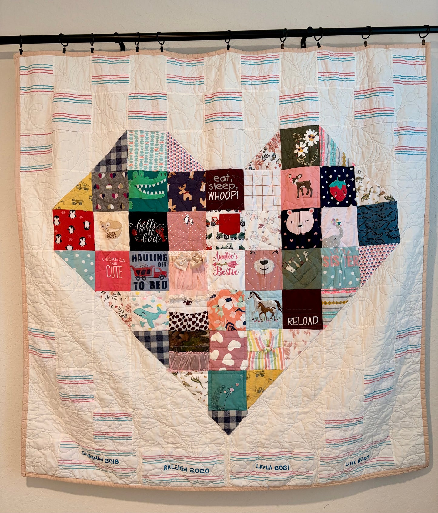 Heart Memory Quilt Deposit - ALL SIZES