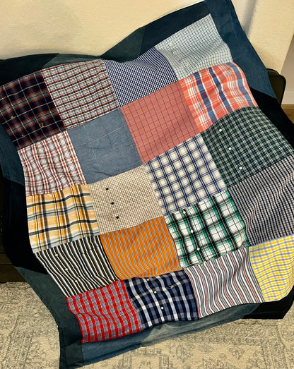Square Memory Quilt Deposit - ALL SIZES
